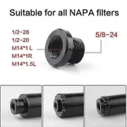 1pc Of 5/8" X 24 To 1/2-28 To M14x1 To M14x1.5 For Barrel Thread Adapter- S2024123013409 M14*1