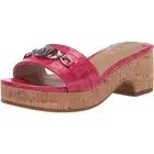 Lauren Ralph Lauren Women Roxanne Platform Slide Sandals US 10B Pink Croc Print