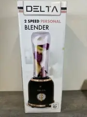 Delta 250W Personal 2 Speed + Pulse Blender 20oz Sports Travel BPA Bottle DZ1803