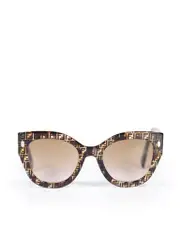 Zucca Pattern Tortoiseshell Sunglasses