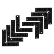 8pcs Positioning Squares Right Angle Clamps 150x150mm 90° Corner Clamp, Black