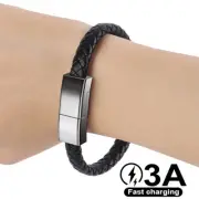 3A Fast Charging Portable Bracelet Type C Cable for iPhone15 Data Wire Gift Cord
