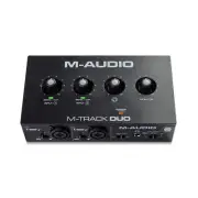M-Audio M-Track Duo – USB Audio Interface for Recording, Streaming and Pod