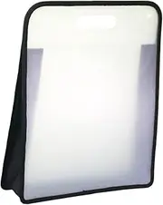 Generic Document Storage Bag, Transparent Case, Practical Handbag for Office and School, Black