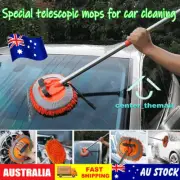 Microfiber Car Wash Brush Mop Kit Mitt Sponge with Long Handle Cleaning Supplies