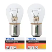 2 pc Philips Tail Light Bulbs for Smart Fortwo 2005-2016 Electrical Lighting nf (for: Smart)