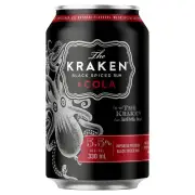 Kraken Spiced Rum & Cola - 1 Bottles