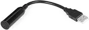 KALLORY Mini Microphone for Noise Cancelling Recording Mic with Flexible Neck for Audio Compatible with Laptops Desktops Durable Hard Construction