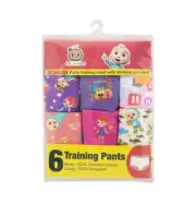 Cocomelon JJ Toddler Girls Training Pants Underwear Briefs 6 Pack Size 2T NEW