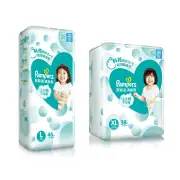 幫寶適 Pampers 清新幫紙尿褲 箱購4包 (L/XL)-L號 (46片x4包)