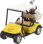 Milisten Golf Cart Model, Miniature Golf Cart Collectible, 1:36 Scale Die-cast Golfcart Vehicle for Home Office Desktop