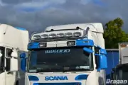 Roof Bar + LEDs + LED Spots + Amber Beacon For Scania P G R 6 09+ Highline Cab