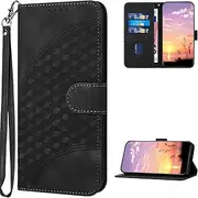 Cover Compatible with Samsung Galaxy S10e,Compatible with Samsung Galaxy S10e Magnetic Closure [PU Leather + Shell] Card Slot Flip Stand Lanyard Black