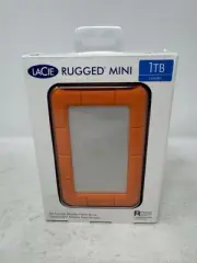 LaCie Rugged Mini 1TB USB 3.0 External Portable Hard Drive New