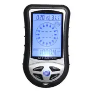 Portable Multifunction Altimeter Digital Compass Clock Barometer Thermometer a