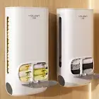 Plastic Garbage Bag Storage Box Wall-Mounted Plastic Bag Dispenser for Home