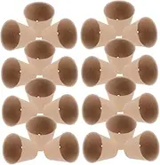 KONTONTY Nursery Pot Trays 60pcs Deep Planting Cups Drainage for Seedlings Herbs Flowers and Vegetables Versatile for Garden