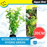 Aqua One Ecoscape Hygro Green Plastic Plant 20cm - Med (28392)