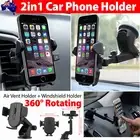 Universal 360° Windshield Car Mount Holder Phone Stand For GPS Mobile iPhone 16