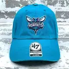Charlotte Hornets Hat Cap Fitted Size XL Teal Blue Dad Franchise Twill Adult