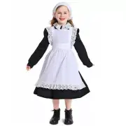 Ruffled Apron Cosplay Maid Costume Apron for Kid Girl Women