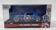 Avengers 1972 Pontiac Firebird Cap America 1-32 Diecast model New Box Jada