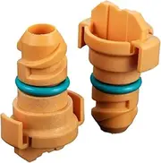 5ps Car Engine Oil Drain Plug Yellow Plastic Clips FT4Z-6730-A KX6Z-6730-B Compatible with Ford F-150 Mustang Expedition 2015-2019 2016 17 2018