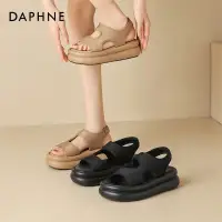 在飛比找蝦皮購物優惠-DAPHNE達芙妮 2024 夏季 新款 時尚 百搭 羅馬涼