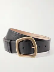 [Gabriela Hearst] Gabriela Hearst - Simone Textured-leather Belt - Black - M M Black