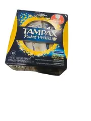 Tampax Pocket Pearl Tampons Regular Unscented 18 Ct (DAMAGE BOX)
