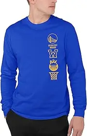 Junk Food NBA Stacked Logo - Officially Licensed Adult Long Sleeve T-Shirt
