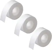 Ipetboom 3 Rolls Collar Sweat Sticker Hat Hanger Wall Collar Protector Neck Liner Pads Hat Sweat Protector Sweat Blocker Anti Sweat Spray Duct Tape Protection Cage White Non-woven Fabric