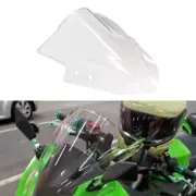 1x Transparent Motorcycle Windshield Windscreen Fit For Ninja 250/300 2013-2017