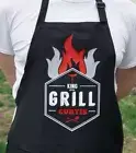 Grilling apron, father's day gift, personalized mens apron, bbq king, mens gift