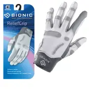 Bionic ReliefGrip Golf Glove - Womens - White/Silver - Leather