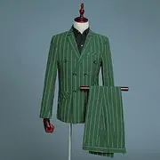 Retro Vintage Roaring 20s 1920s Masquerade Suits Blazers The Great Gatsby Men's Masquerade Party / Evening Bachelorette Party Adults Coat Vest Pants