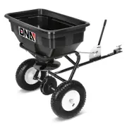 125LB 60L Capacity Tow-Behind Broadcast Spreader For Rock Salt Fertilizer Seeds