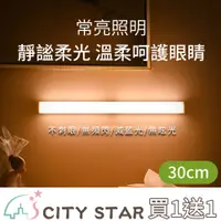 在飛比找PChome24h購物優惠-【CITY STAR】買1送1‖現代簡約LED充電式磁吸人體
