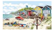 Paintworks Acrylic Paint by Number Kit, 73-91794 "To the Beach", 20" x 12"