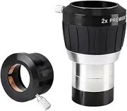 2 Inch (Turnable 1.25) 2X Extender Double Barlow Mirror 2 Groups 4 Piece Astronomical Accessories