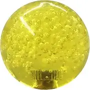 Timebid 35MM Crystal Joystick Ball Top Handle Rocker | M6 Screw Head Arcade Game Joysticks Easy-Install Replacement DIY Parts Yellow