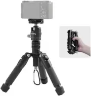 Compact 20" Aluminum Mini Tripod with 360° Ball Head for DSLR and Camcorders