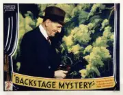 Backstage Mystery Lobby Card C Aubrey Smith 1933 Old Movie Photo