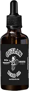 OutLaw Unscented Beard Oil with Black Jamaican Castor Oil, 50ml