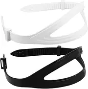 [Happyyami] Adjustable Silicone Diving Lens Strap Comfortable Swimming Goggles Retainer Eyewear Holder for Men Women Boys and Girls
