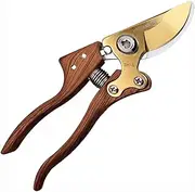 Garden Shears, Plant Shears Made of Japanese SK5 Steel, Garden Shears for Gardening, Heavy Duty, Grapes, Herbs, Rose, Flower, Trees, Grass Scissors, Professional Pruning Shears