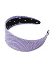 Lele Sadoughi Brigitte Seersucker Headband