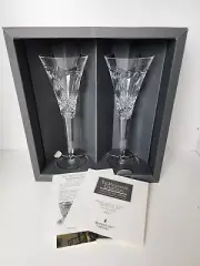 Waterford The Millenium Collection Fifth Toast "Peace" Flutes