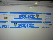 Big City New York DEP Environmental Police Patrol Car Decals 1:43