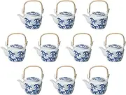 Set of 10 Grape M8 Earthenware, 6.9 x 5.1 inches (15 x 13 cm), 1400 cc | Arita Ware Pot, Setomonohonpo